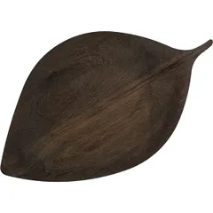 Блюдо «Береза» мореный дуб ,H=3,L=53,B=31см тем.дерево