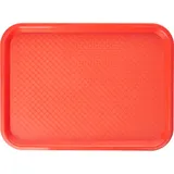 Поднос «Проотель» прямоугольный для Фаст Фуд пластик ,L=41,B=30см красный
