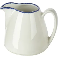 Молочник «Блю Дэппл» фарфор 142мл D=37,H=70мм белый,синий, изображение 2