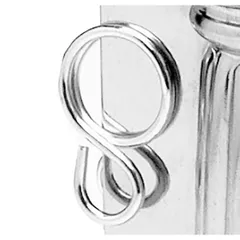 Зажим для 331264,331265[24шт] металл серебрист.