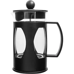 Френч-пресс пластик,стекло 0,6л ,H=18,L=12см черный