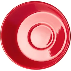 Блюдце «Фиренза Рэд Шиир» фарфор D=118,H=34мм красный,белый