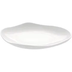 Deep plate “Wave”  porcelain  D=32cm  white