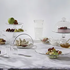 Менажница «Банкет» 3 секции прямоугольная стекло ,H=7,L=39,B=13см прозр., изображение 2