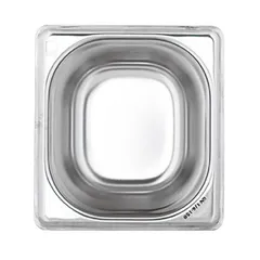 Гастроемкость GN 1/6 сталь нерж. 3,4л ,H=20,L=17,6,B=16,2см металлич.