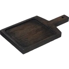 Rectangular serving board with handle and recess “Snow” ,H=3,L=32/22,B=17cm