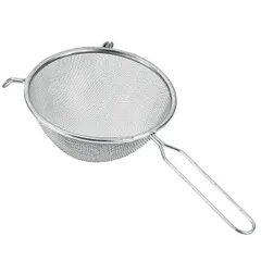 Sieve with handle stainless steel D=7,L=18cm steel