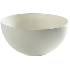 Salad bowl “Lens”  porcelain  D=203, H=97mm  white