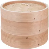 Лукошко паровое димсам сосна D=15,H=13,5см бежев.