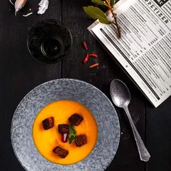 Салатник «Органика» керамика 1л D=20,H=7см серый, изображение 2