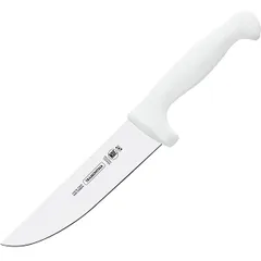 Meat knife  stainless steel, plastic  L=30.5/15cm  metallic, white
