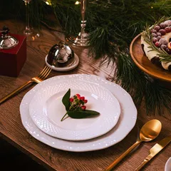 Тарелка «Афродита» мелкая фарфор D=190,H=15мм белый, изображение 2