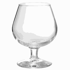 Бокал для бренди «Наполи» стекло 250мл D=78,H=108мм прозр.