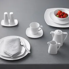 Тарелка «Опшенс» треугольная фарфор ,L=26,B=26см белый, изображение 3