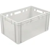 Ящик для продуктов сплошной (от -30 до +60°C) полиэтилен 59л ,H=30,L=60,B=40см белый