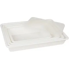 Lid for container art. 140381  polyethylene , L=49, B=33.5 cm  white