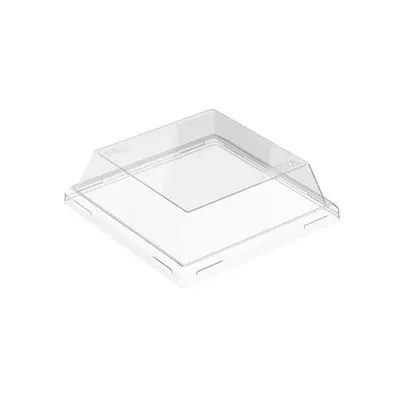 Крышка для бумажного контейнера OneClick 950/1250 мл пластик ,H=40,L=165,B=165мм прозр.