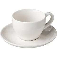 Кофейная пара «Кунстверк» фарфор 90мл D=112,H=49,L=90мм белый, изображение 2