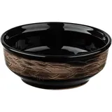 Тарелка глубокая «Русская» керамика 0,5л D=16,H=6см коричнев.