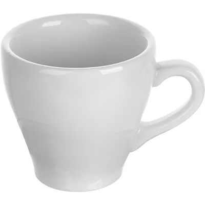Чашка кофейная «Паула» фарфор 70мл D=6,H=6,L=9см белый, изображение 2