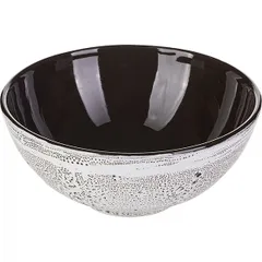 Salad bowl “Tiramisu” ceramics 1l D=180,H=75mm white,black