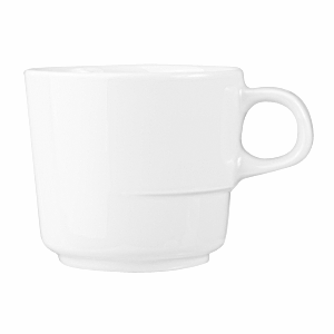 Чашка чайная «Максим» фарфор 190мл D=75,H=70,B=100мм белый, Объем реальный (мл): 180