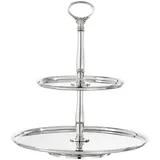 Shelf “Contour” stainless steel, silver plated D=18/28,H=31cm