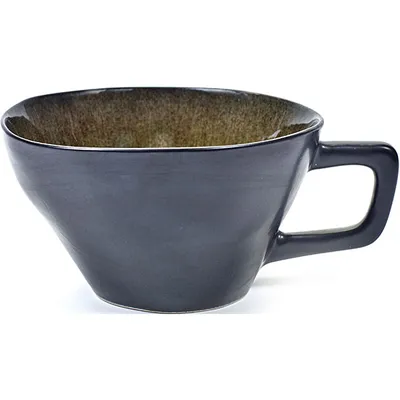 Чашка чайная «Пьюр» керамика ,H=6,L=13,B=10см зелен., изображение 2