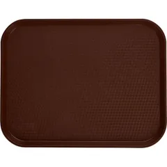 Rectangular tray for Fast Food  polyprop. , L=45.7, B=35.5 cm  brown.