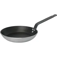 Frying pan aluminium,teflon D=200,H=40,L=425mm black,silver.