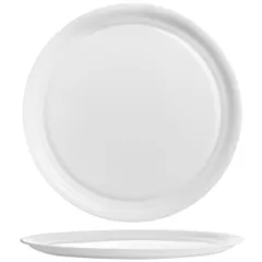 Блюдо для пиццы «Интэнсити» зеникс D=330,H=18мм белый