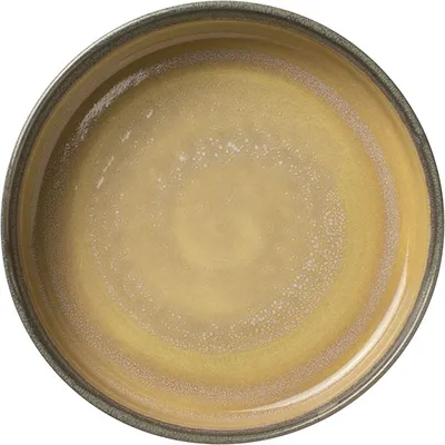 Тарелка «Аврора Революшн Гранит» с бортом фарфор 1,2л D=205,H=55мм бежев.,коричнев., изображение 2