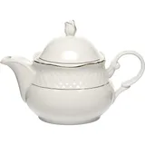 Чайник заварочный «Афродита» фарфор 1,4л D=26,5,H=19см белый,золотой