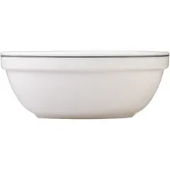 Салатник «Рисепшн» стекло 300мл D=120,H=45мм слон.кость,серый, изображение 3