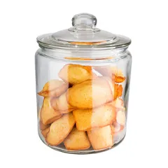 Банка «Классик» круглая с крышкой стекло,стекло 4л D=18,H=26см прозр., изображение 2
