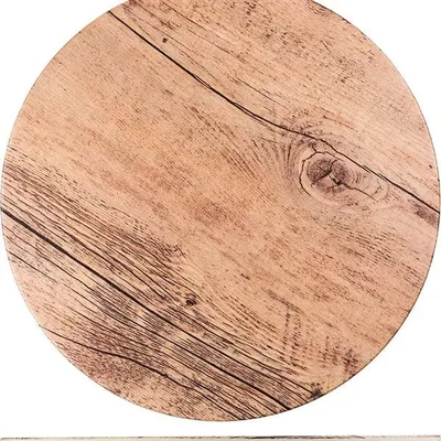 Доска для подачи пластик D=254,H=15мм деревян., изображение 2