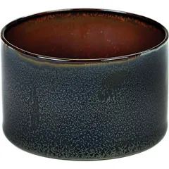 Salad bowl “Cylinder”  ceramics  175 ml  D=75, H=50mm  blue, brown.