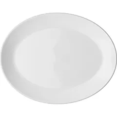 Блюдо «Симплисити» овальное фарфор ,H=23,L=255,B=200мм белый