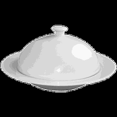 Serving dish porcelain 190ml D=20/13,H=12cm white