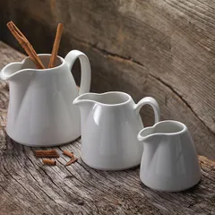 Молочник «Лив» фарфор 285мл D=4,H=9,L=11см белый, изображение 2