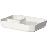 Менажница «Кунстверк» фарфор ,H=35,L=190,B=140мм белый