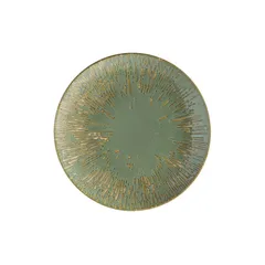 Тарелка d=230 мм. Снэл Зеленый чай /1/12/