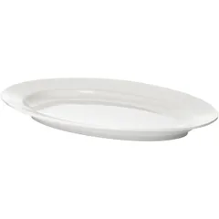 Блюдо «Кунстверк» овальное фарфор ,H=22,L=300,B=200мм белый, изображение 2