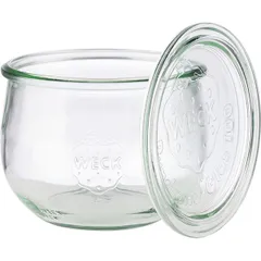 Банка для подачи «Вэк» с крышкой стекло 0,58л D=11,H=9см, изображение 4
