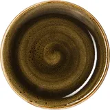 Тарелка пирожковая «Крафт Браун» фарфор D=15,H=2см коричнев.