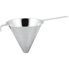 Conical colander  stainless steel  D=26cm  metal.