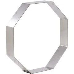 Confectionery mold octagonal stainless steel ,H=4,L=18,B=18cm