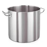 Кастрюля без крышки сталь нерж. 50л D=40,H=40см матовый