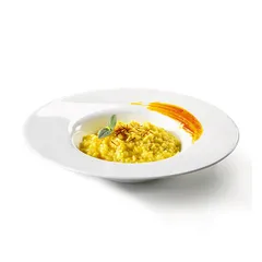 Тарелка глубокая «Грангусто» для ризотто стекло D=270,H=53мм белый, изображение 3