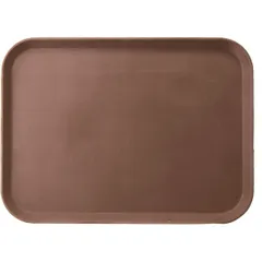 Rubberized rectangular tray “Prootel”  fiberglass , L=41, B=30.5 cm  brown.